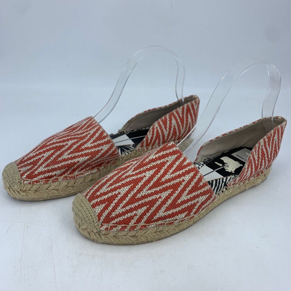 Dolce Vita Womens 8.5 Dorsay Espadrille Slip On Beach Coastal Cottagecore Preppy
